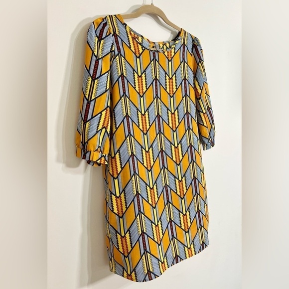CL HEART 22 3/4‎ Sleeve Shift Dress Retro
Geometric Colorful Aztec Bold Medium - Picture 5 of 14